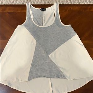 Top shop relaxed fit razor back tank.